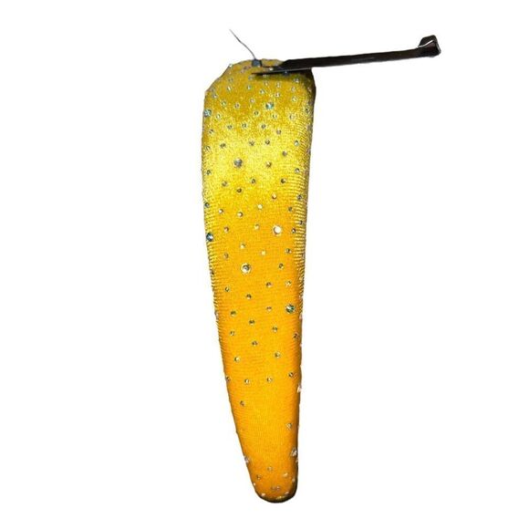 INC International Concepts Crystal-Studded Padded Headband Yellow NWT - Picture 5 of 5